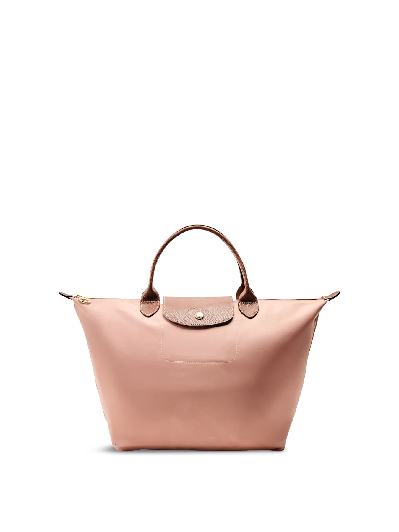 Le Pliage Original Medium Handbag Pink Tea Recycle