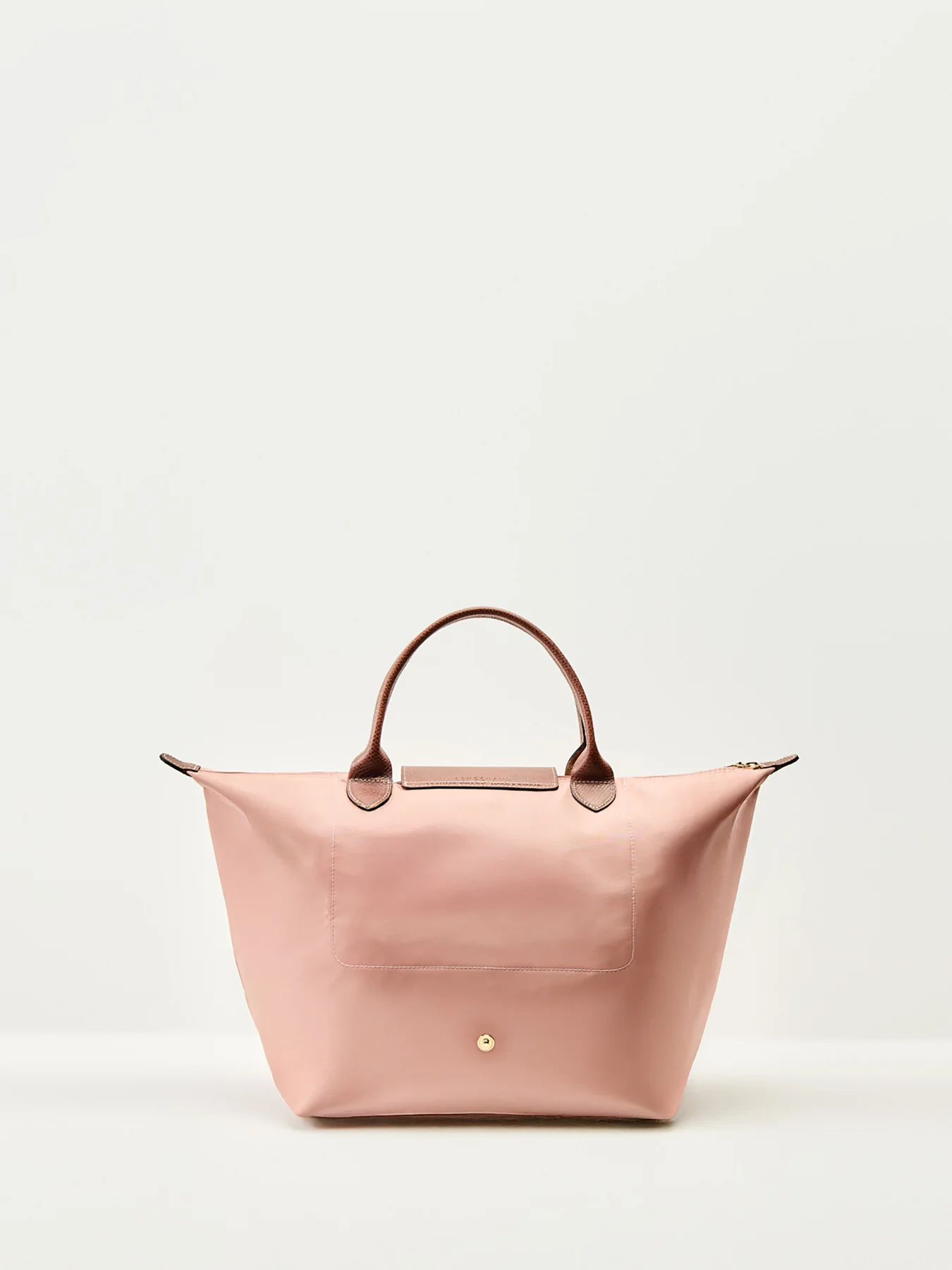 Le Pliage Original Medium Handbag Pink Tea Recycle - Image 3
