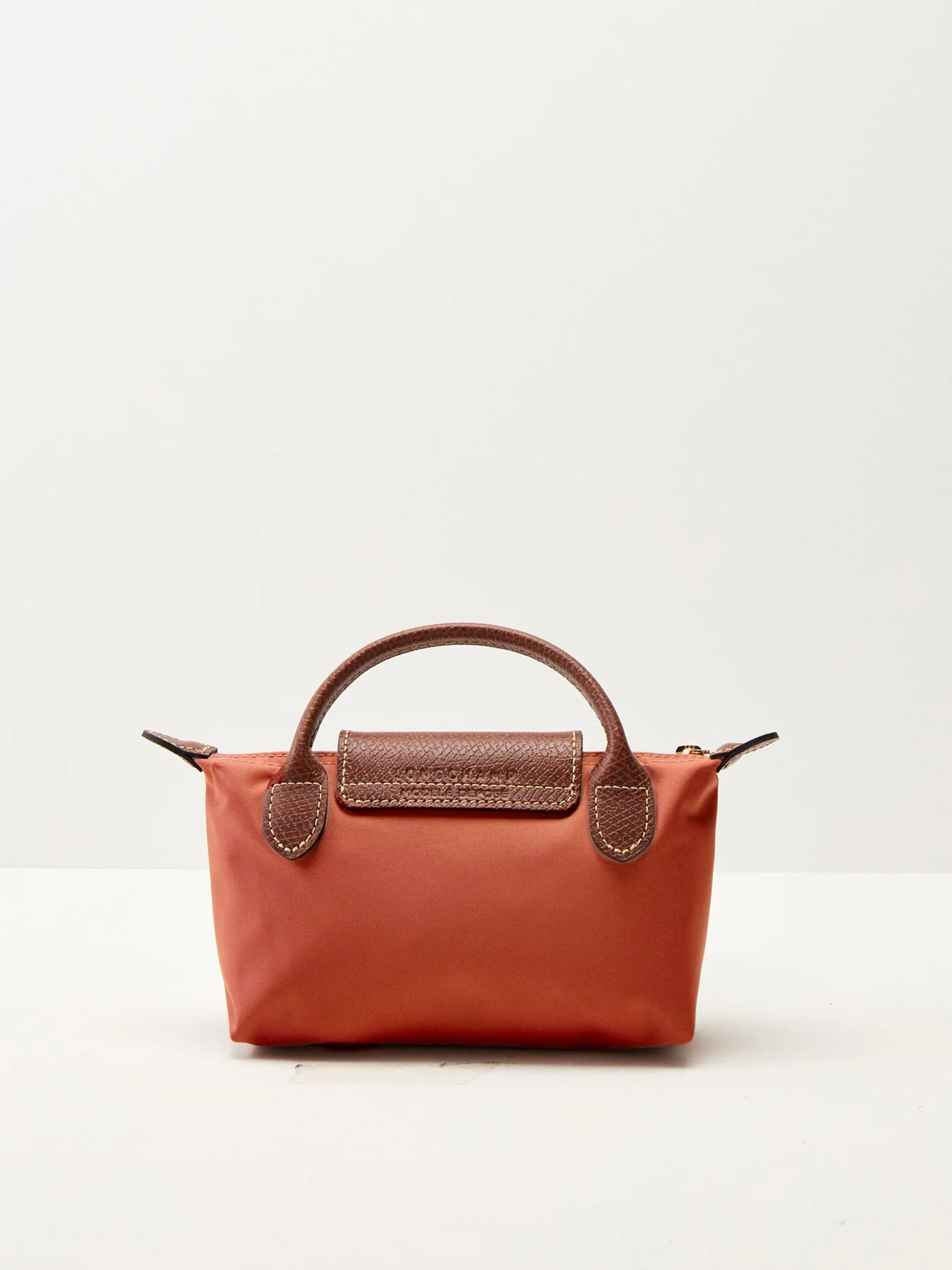 Le Pliage Original Pouch Tomato Recycled Canvas - Image 3