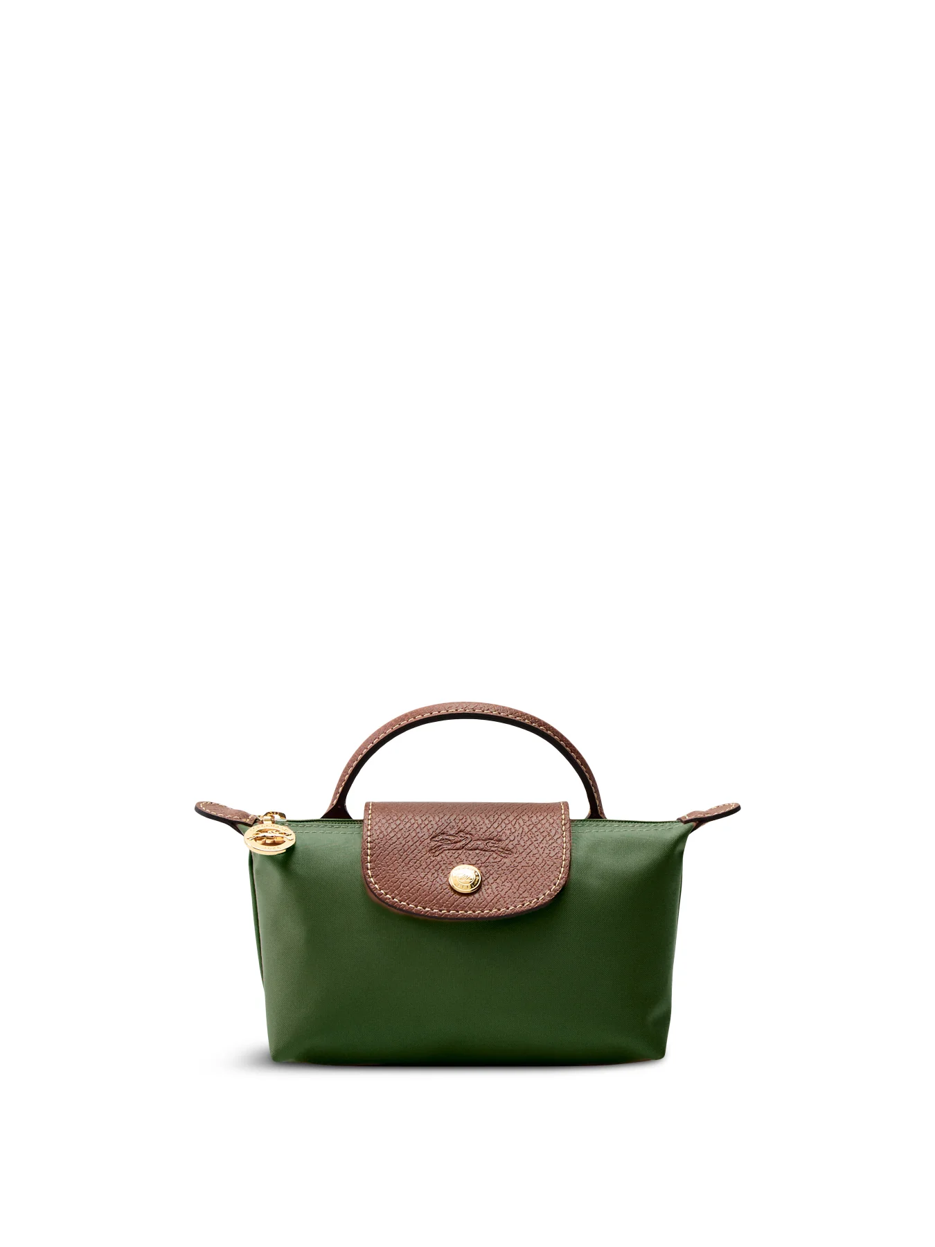 Le Pliage Original Pouch British Green Recycled Canvas