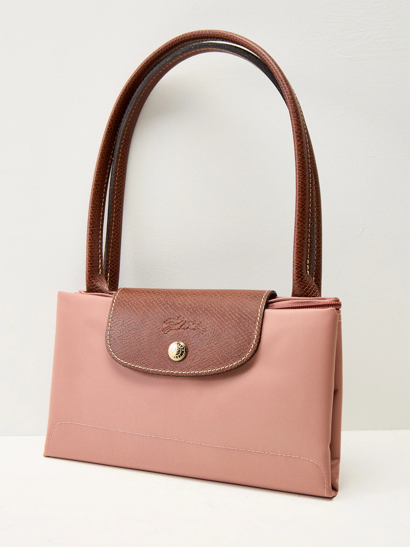 Le Pliage Original Large Tote Bag Pink Tea Recycled Canvas - Image 5