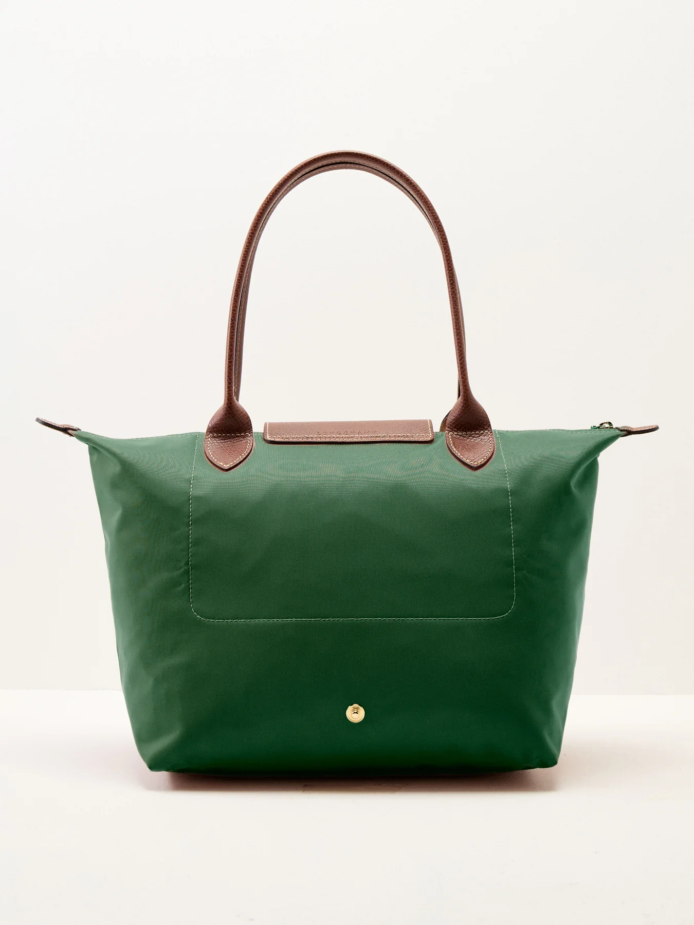 Le Pliage Original Medium Tote Bag British Green - Image 3