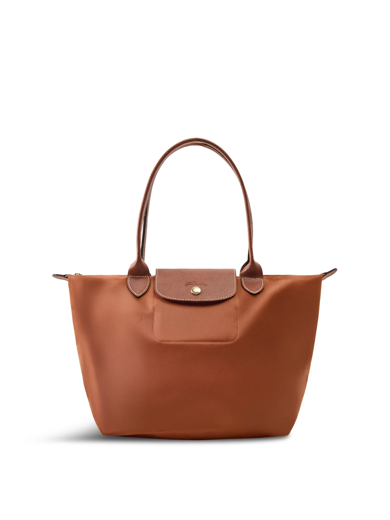 Le Pliage Medium Nylon Tote Bag Cognac