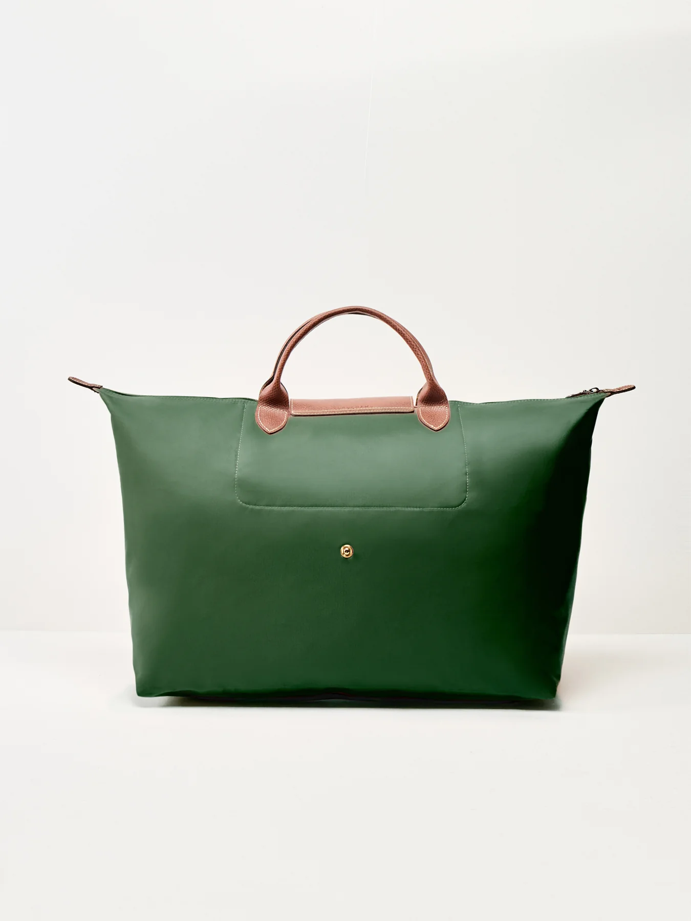 Le Pliage Original Travel Large Bag British Green - Image 3