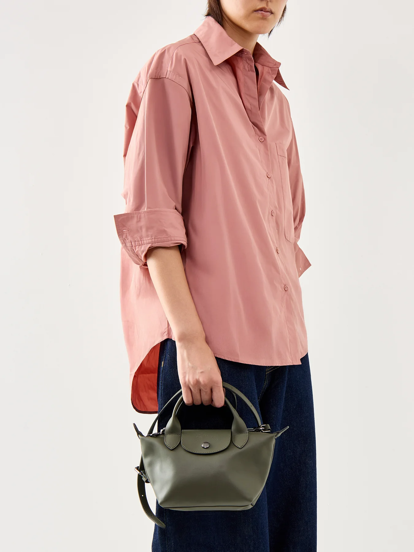 Le Pliage Extra Small Handbag Fir Leather - Image 2