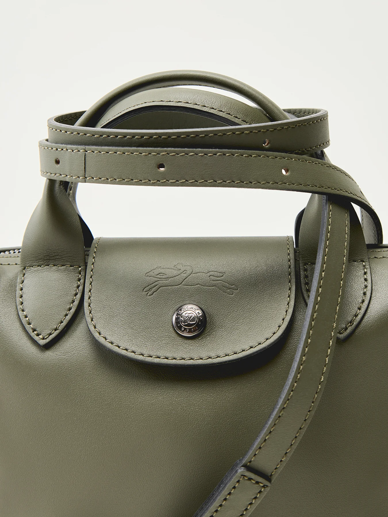 Le Pliage Extra Small Handbag Fir Leather - Image 5