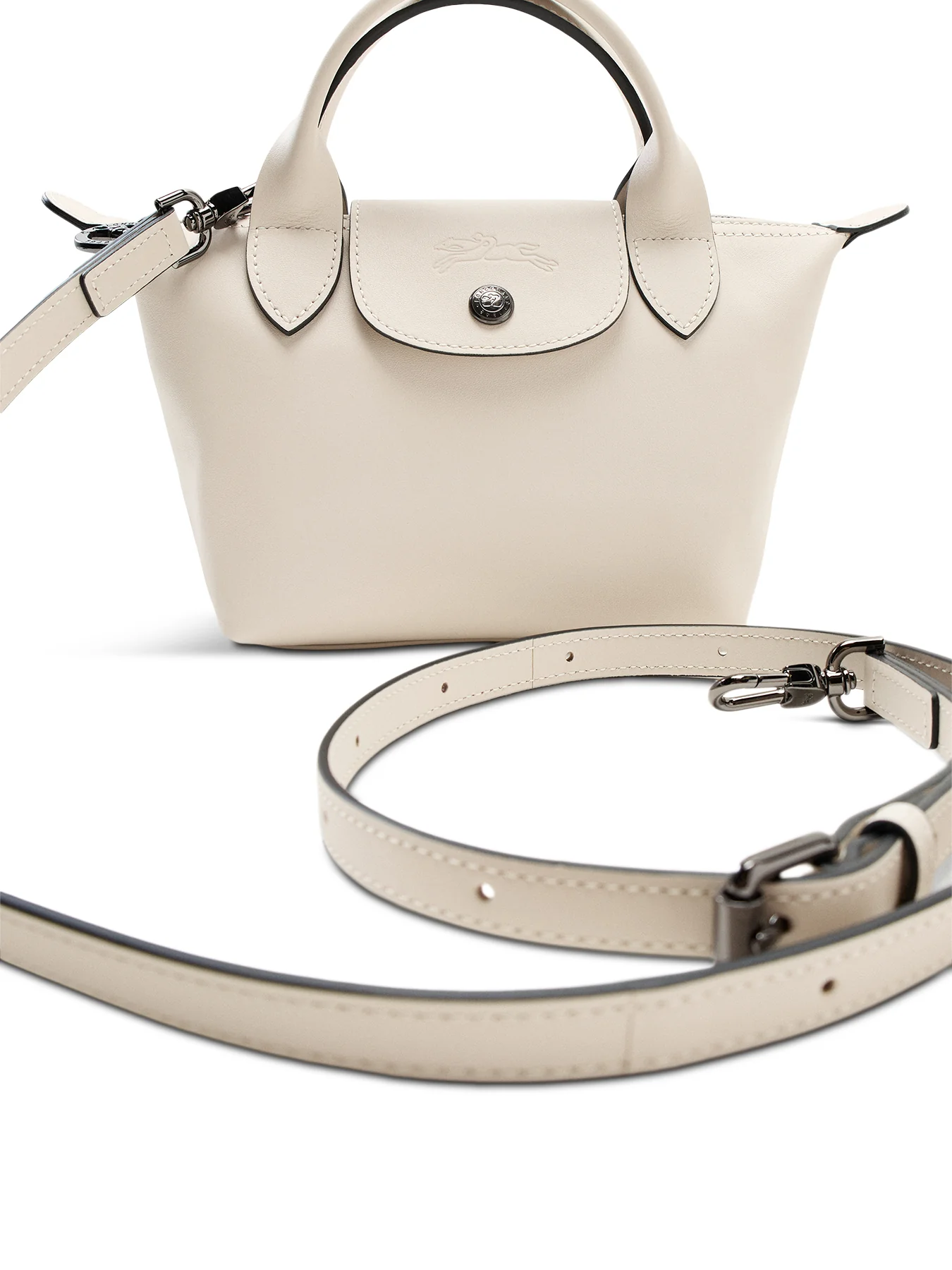 Le Pliage Extra Small Handbag Paper Leather - Image 5