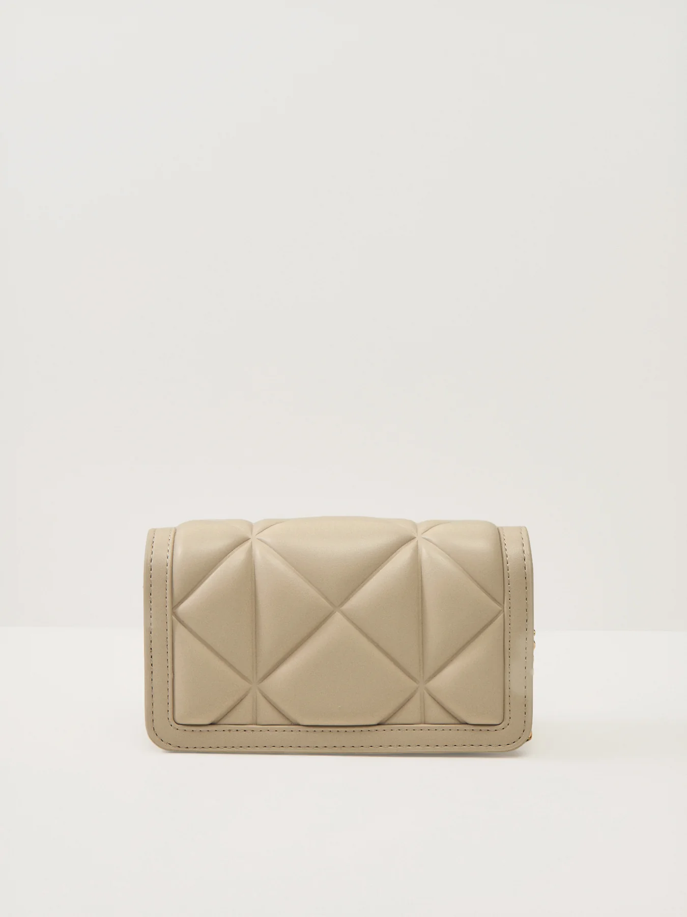 Embossed Quilt Mini Crossbody Wallet - Image 3