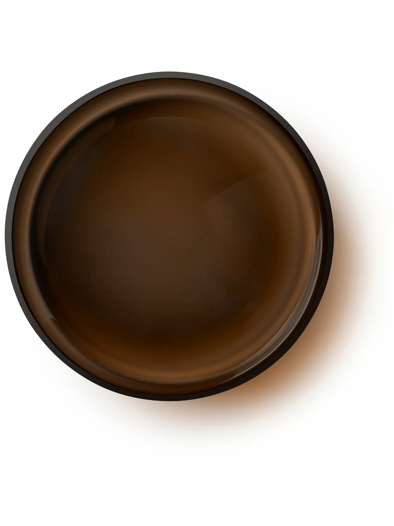 Brown Collective Glass Serving Bowl 35cm - Image 3