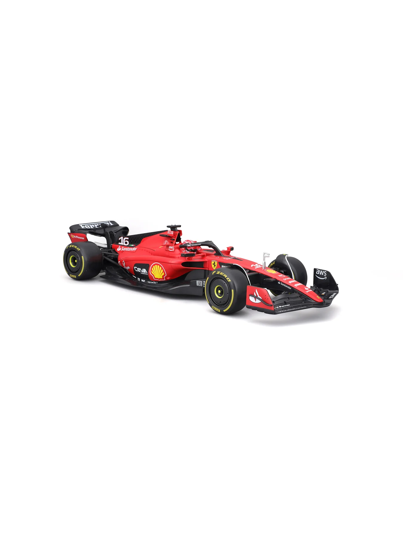 1:18 F1 Ferrari Sf-23 Leclerc With Helmet Model Car - Image 3