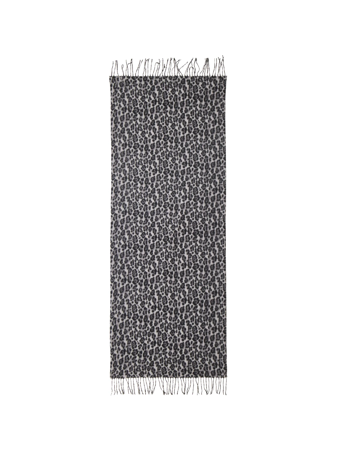 Leopard Scarf Grey