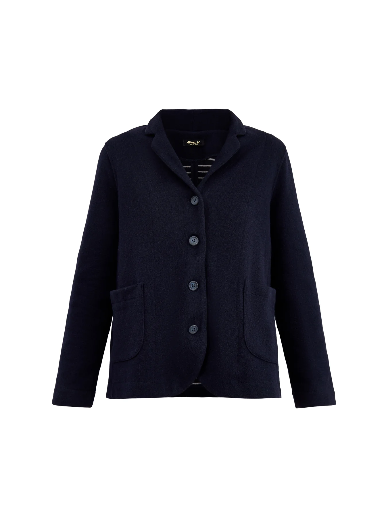 Knitted Blazer Navy