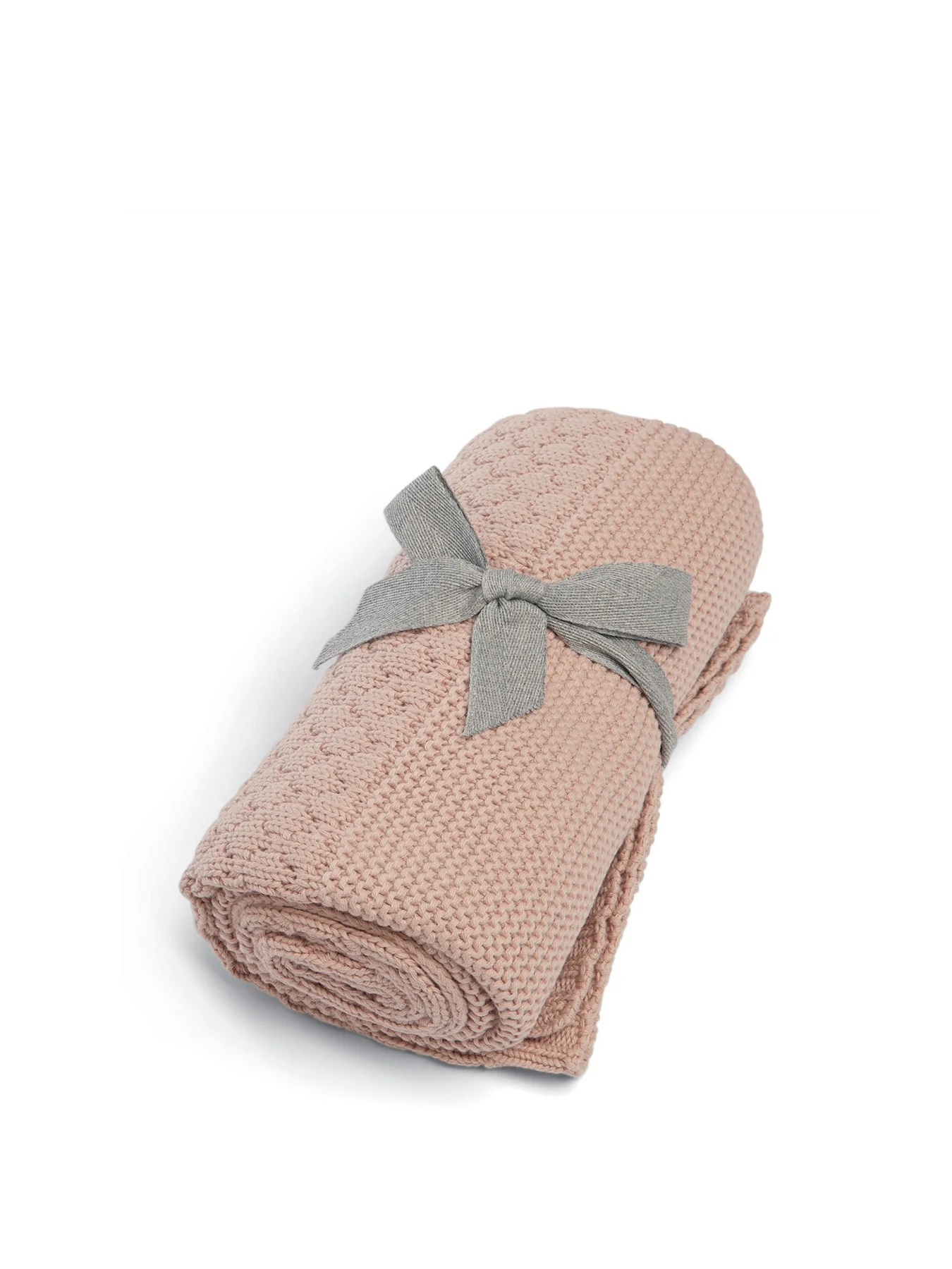 Knitted Blanket Bubble Pink - Image 2