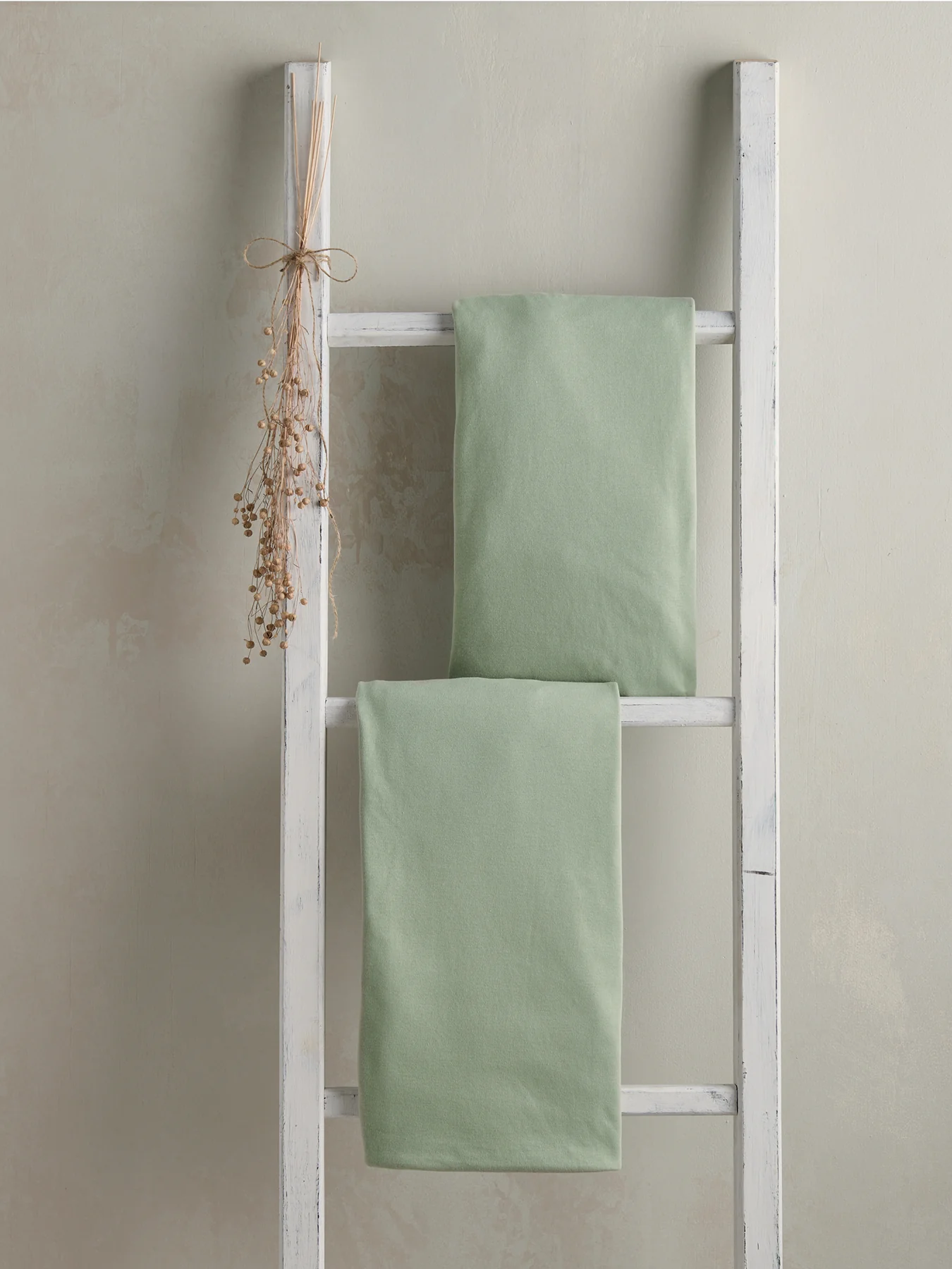 Cot Bed Fitted Sheets 2 Pack Sage - Image 2