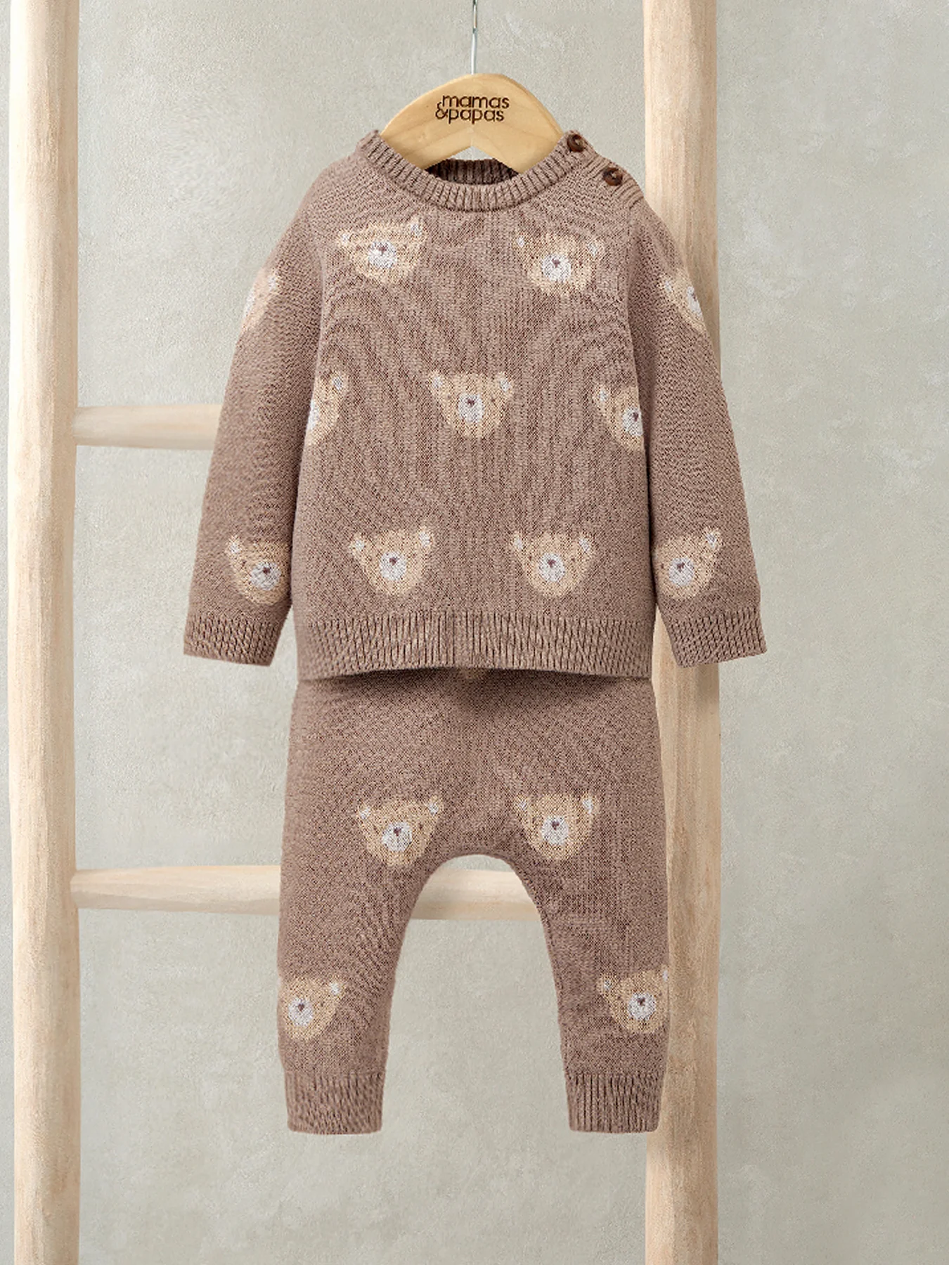 2 PC Brown Brown Clothing Set - Image 2