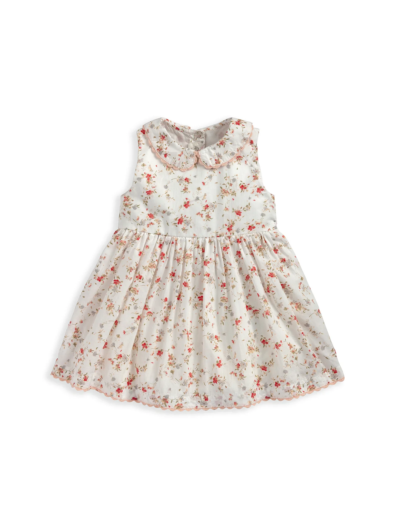 Baby Floral Dress Cream