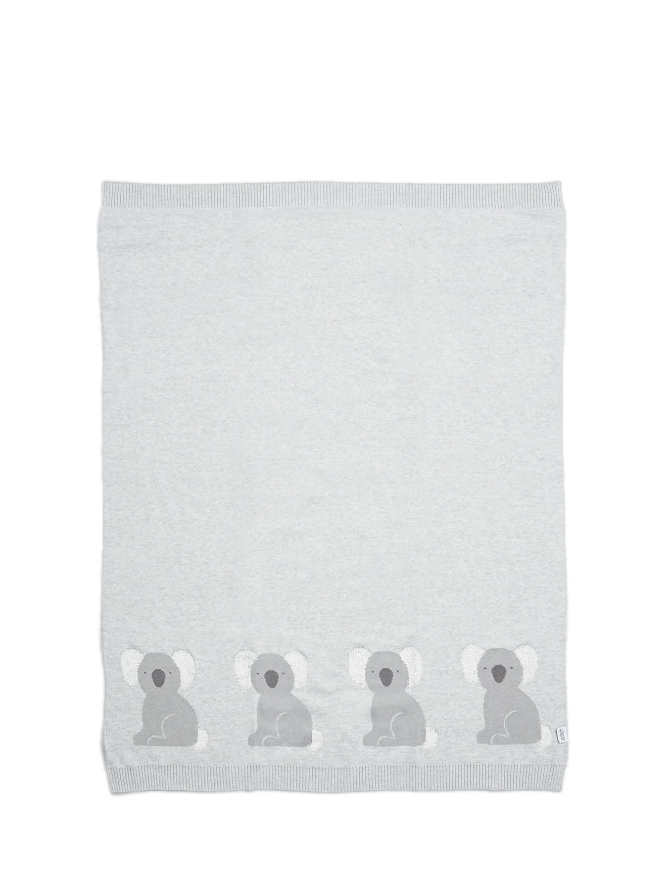 Knitted Blanket Koala Print