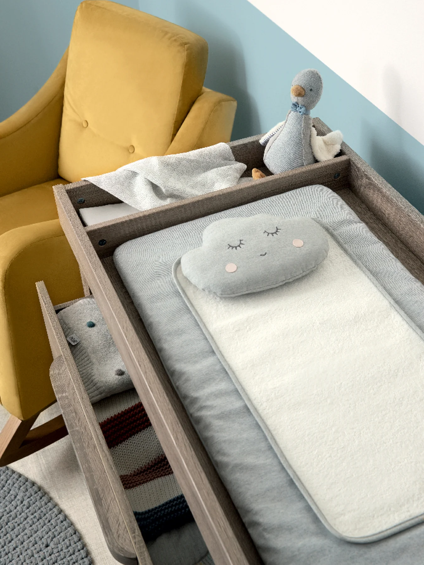 Luxury Changing Mattress Cloud Pillow - Image 2