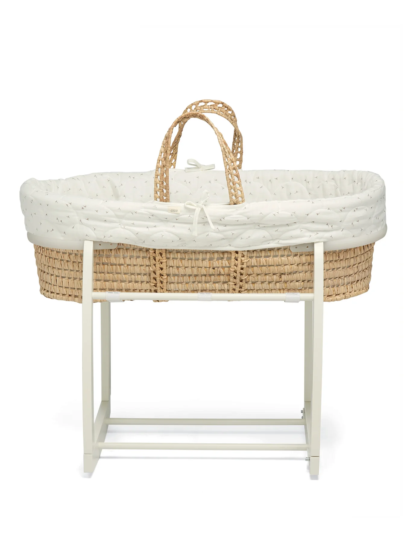 Seedling Cream Print Moses Basket - Image 4