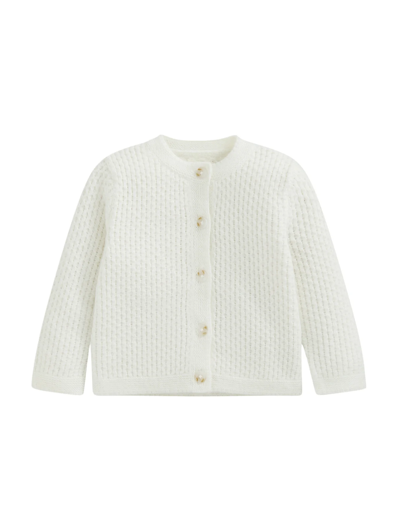 Knitted Cardigan - White