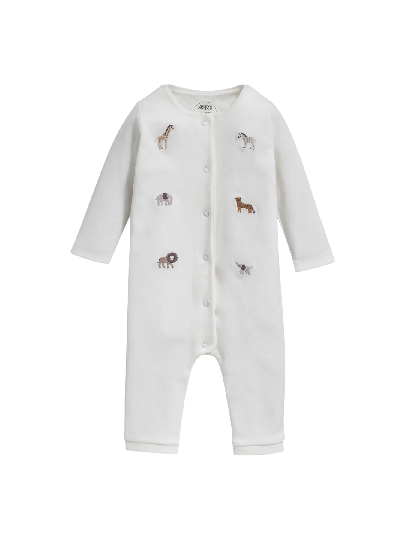 Safari Embroided Romper