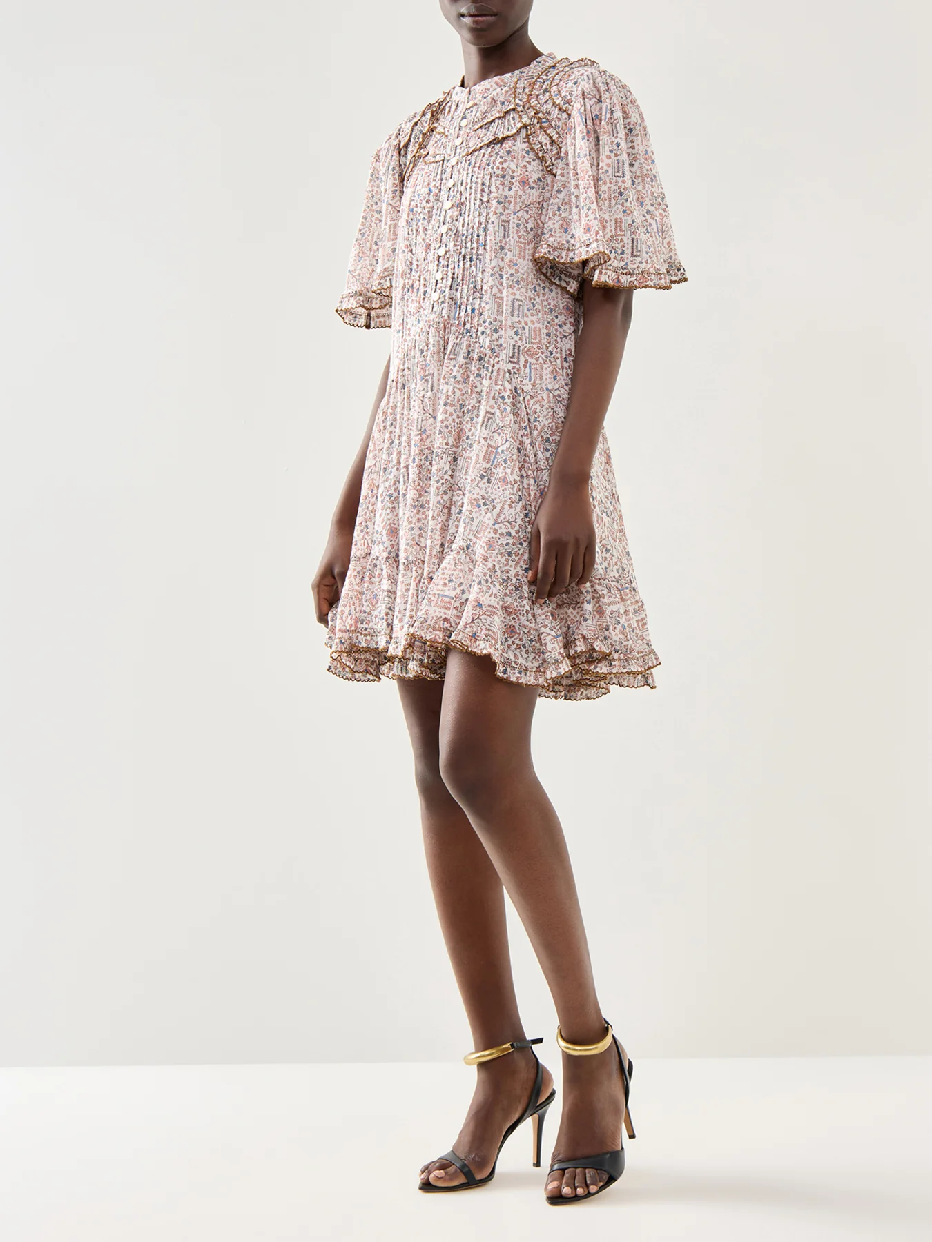 Celyana-Ga Filly Short Sleeve Mini Dress - Image 2