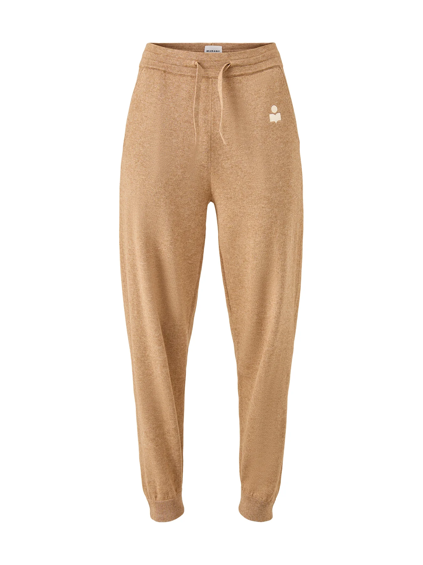 Kira Logo Knitted Sweatpants Grey Marl