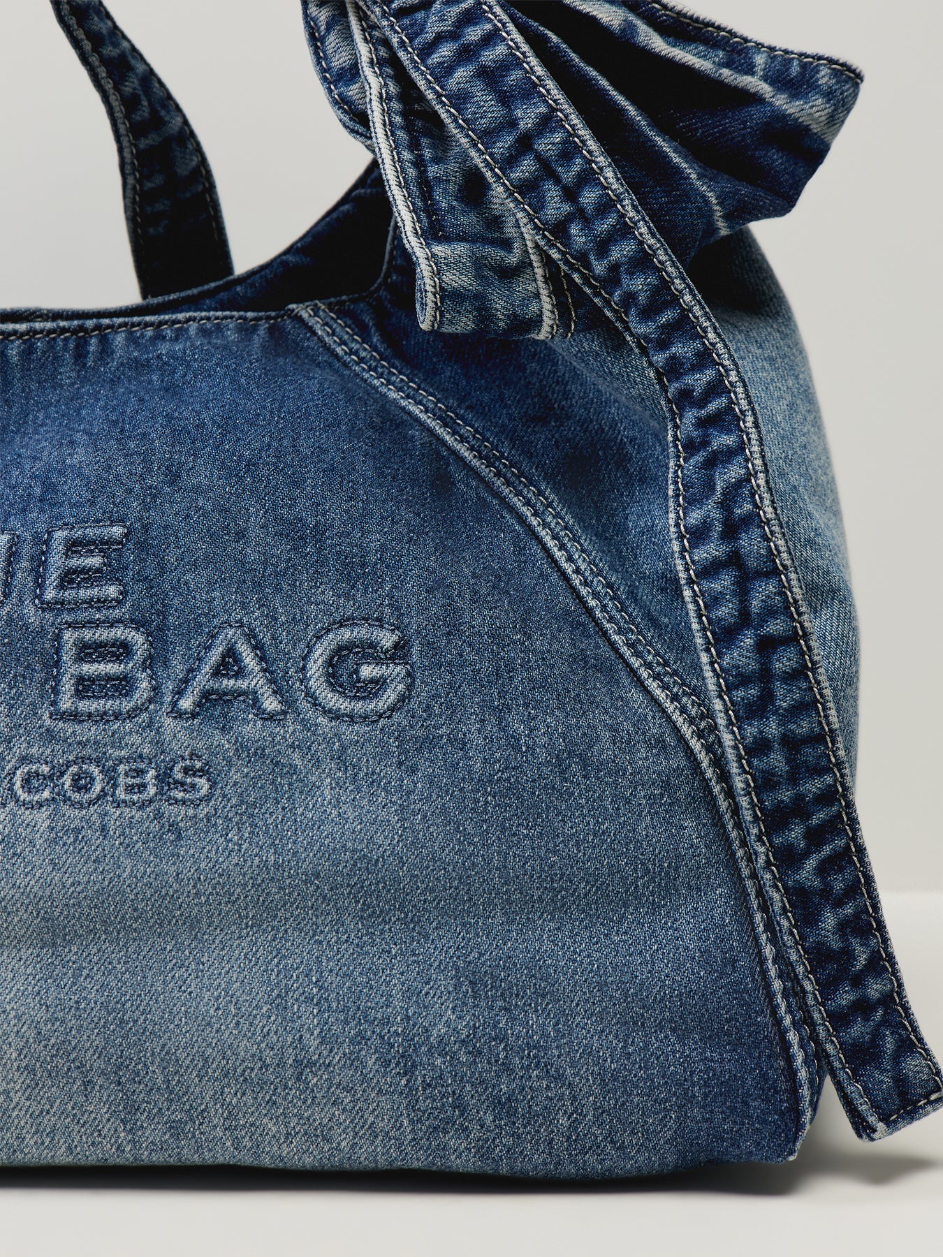 The Bow Denim Sack Blue - Image 5