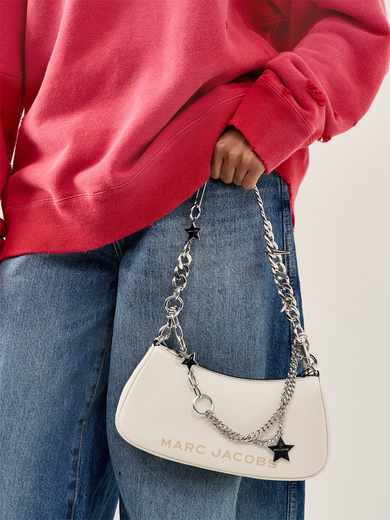 Charm Shoulder Bag Cream - Image 2