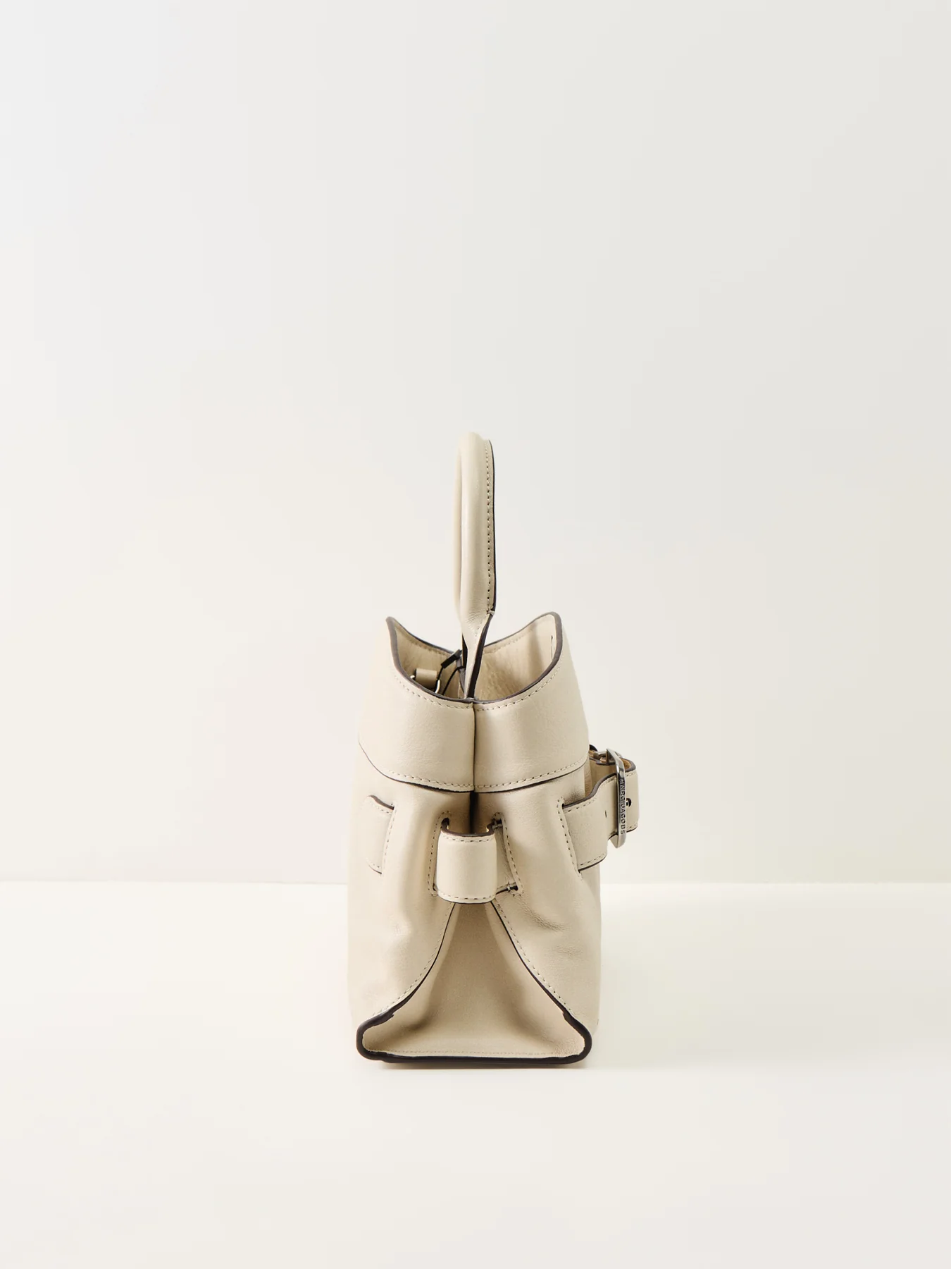 Dakota Small Satchel Bag Cream - Image 3