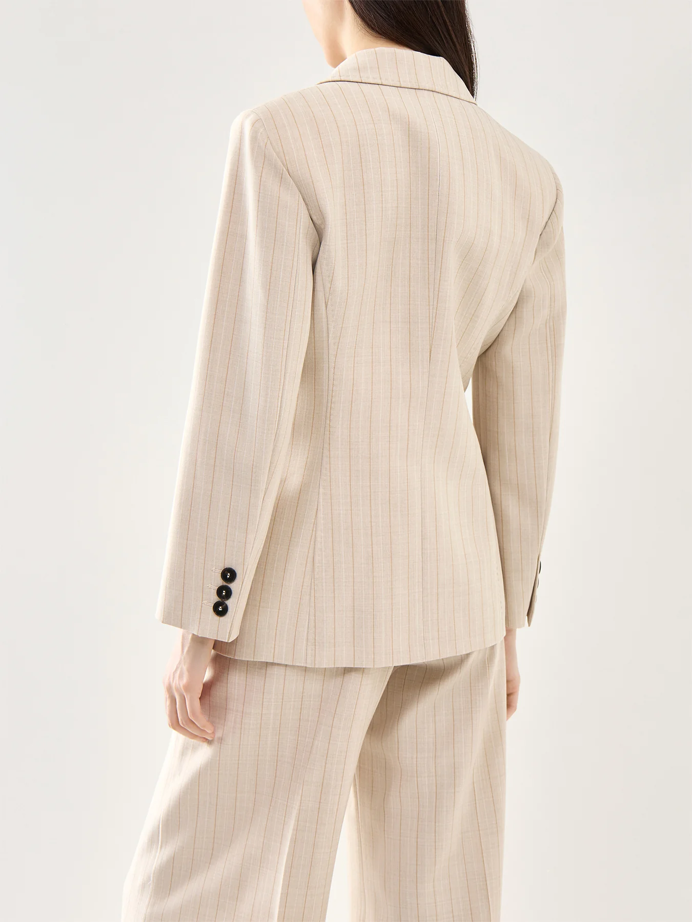 Marella Facile Pinstriped Blazer - Image 5