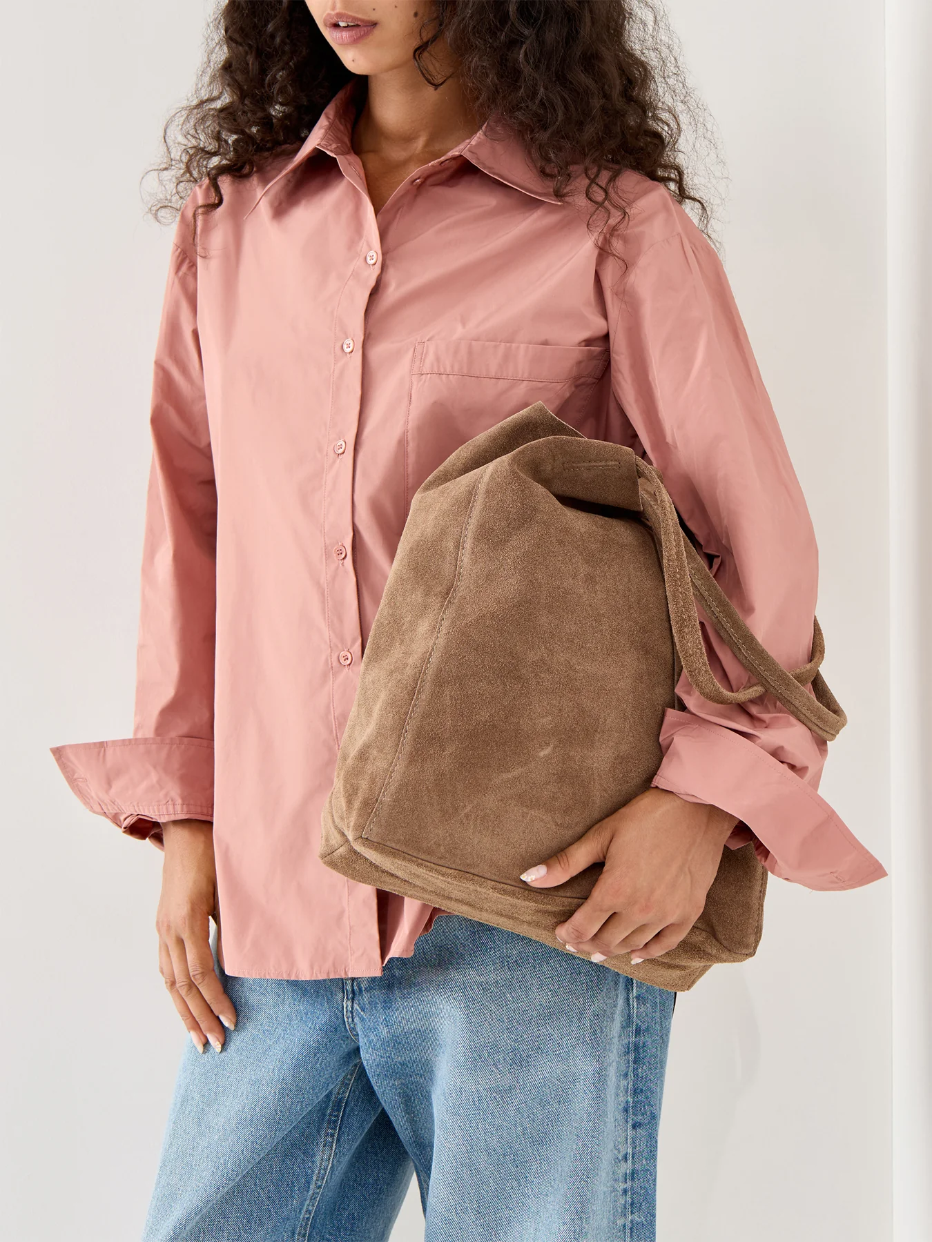 Big Suede Shopper - Image 2