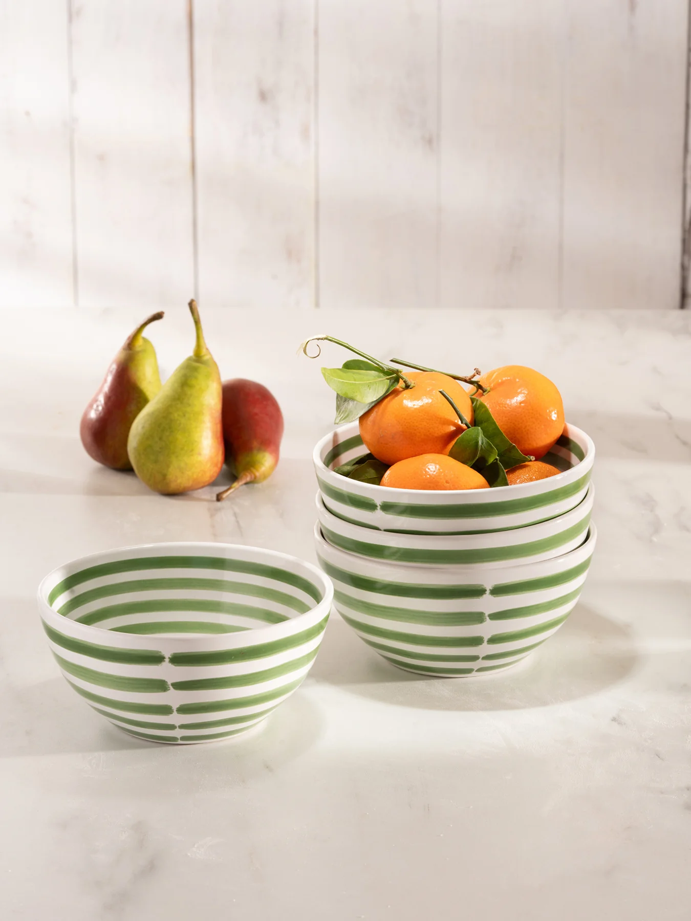 Round Striped Cereal Bowl - Image 6