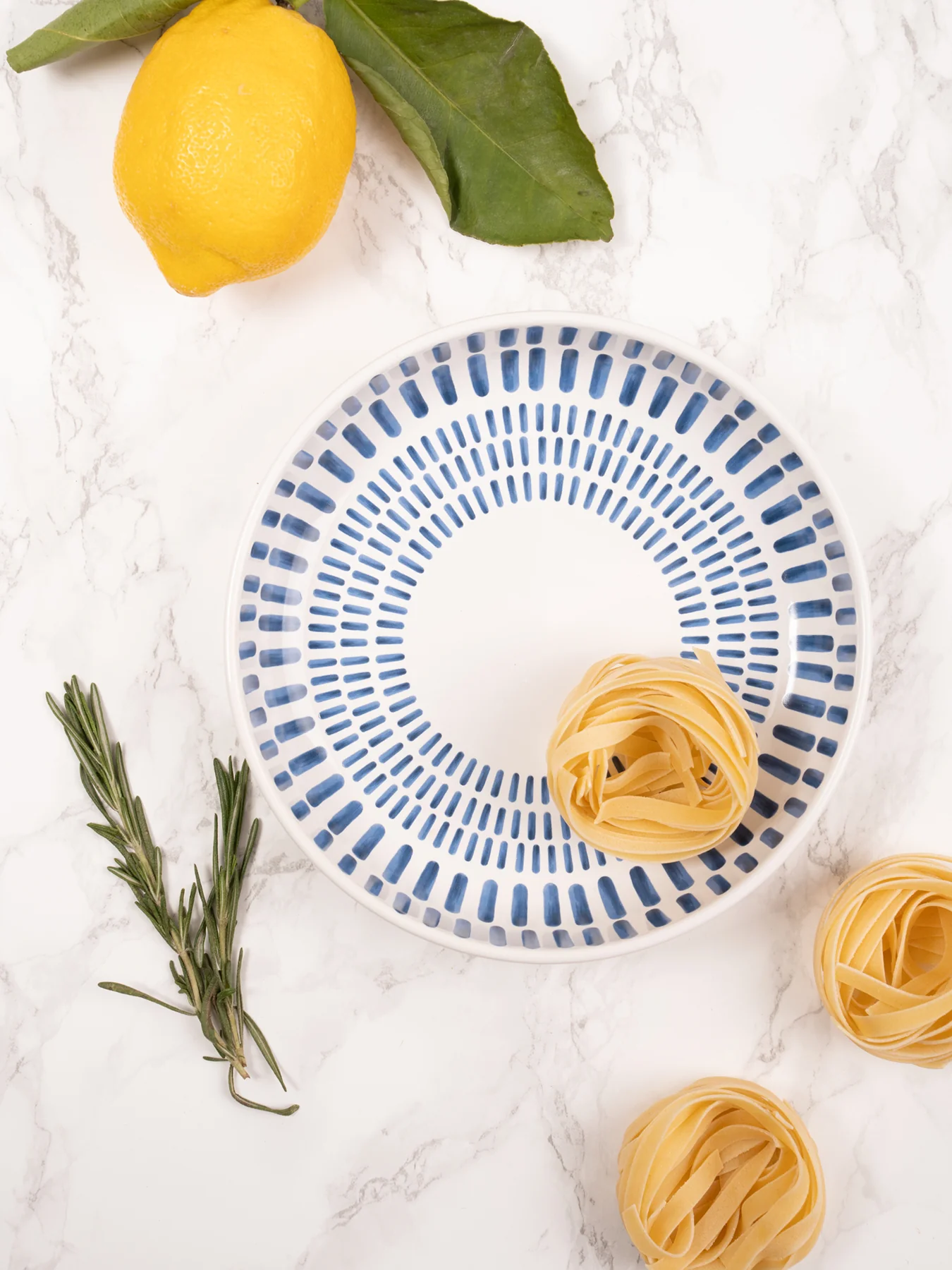 Round Printed Pasta Bowl - Image 2