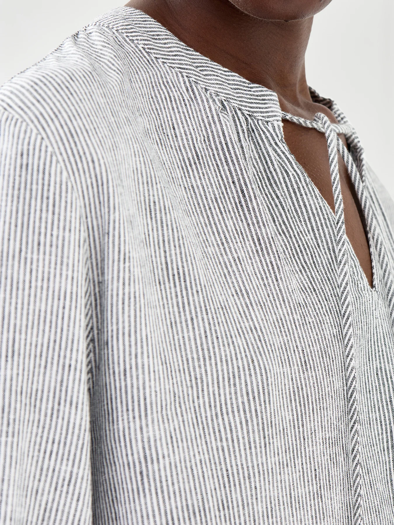 Natalia Linen Mix Stripe Dress - Image 3