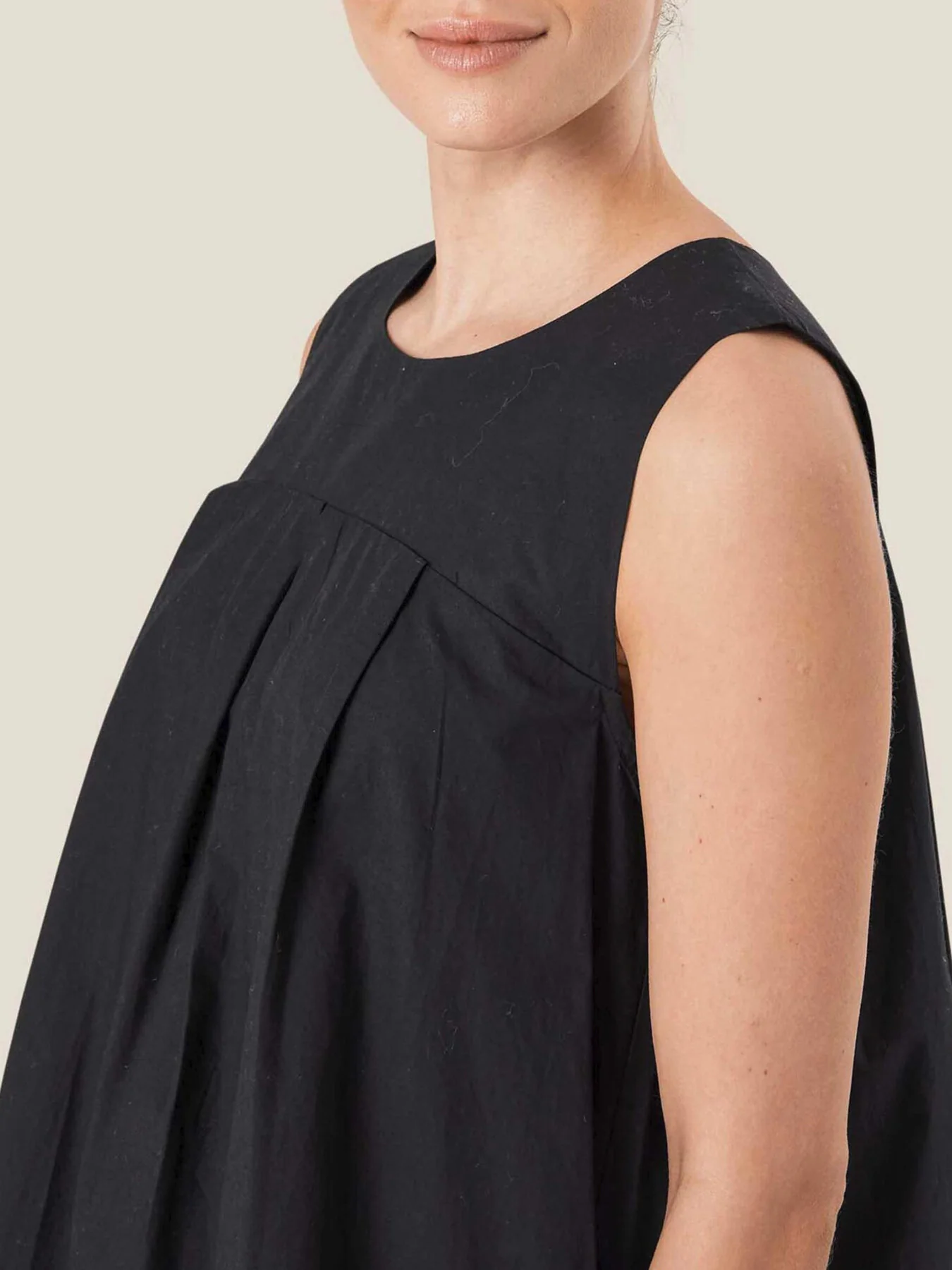 Otoba Poplin Bubble Hem Dress - Image 4
