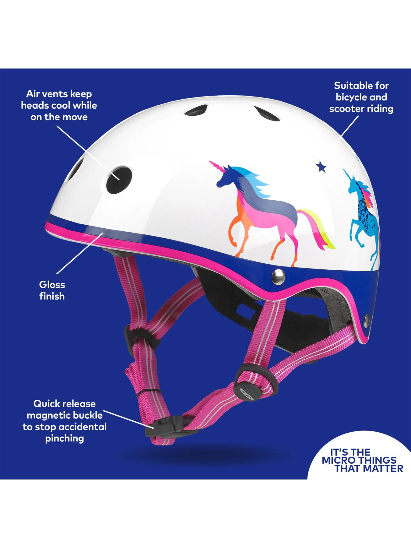 Maxi Deluxe Scooter & Unicorn Helmet Bundle - Image 7