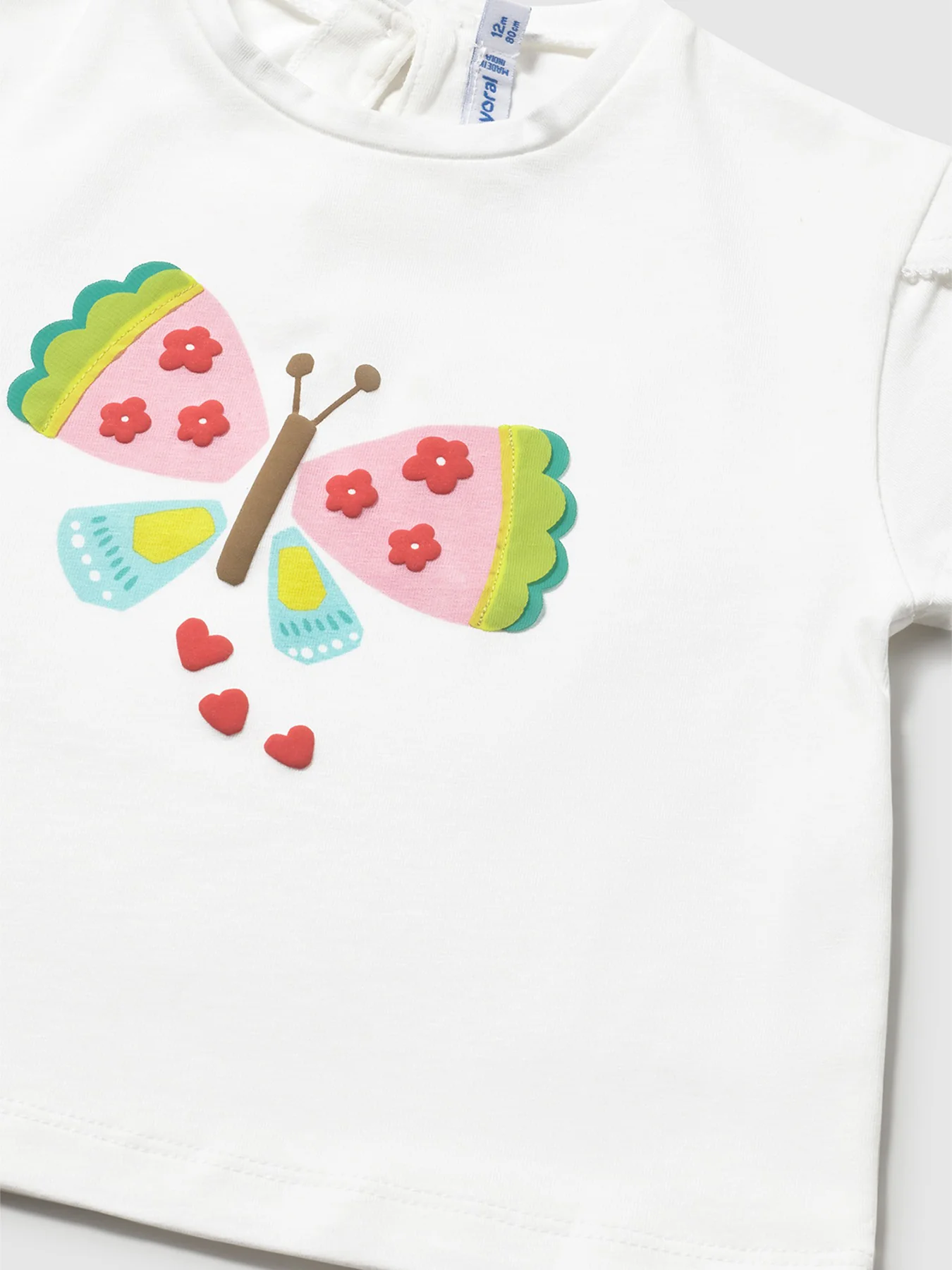 Baby Butterfly Girls Summer Top - Image 3