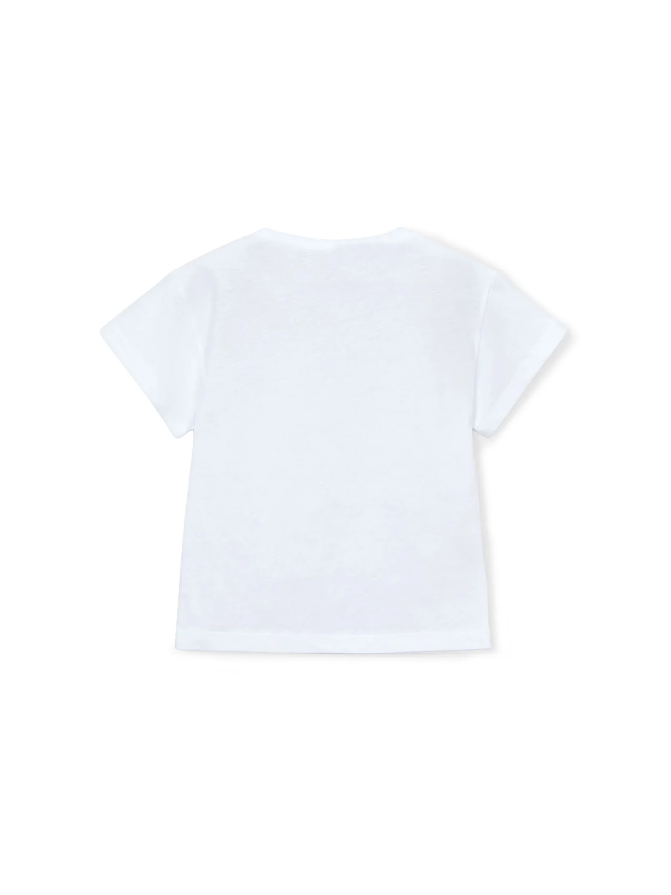 Kids’ Girl Short Sleeve T-Shirt White - Image 2