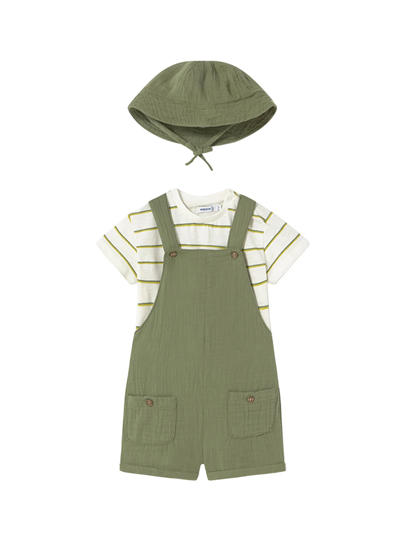 Sage t shirt dungaree set
