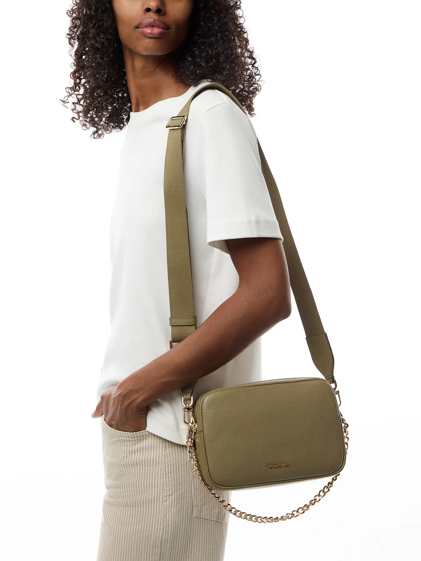 Bryant Medium Double Zip Chain Camera Crossbody - Image 2