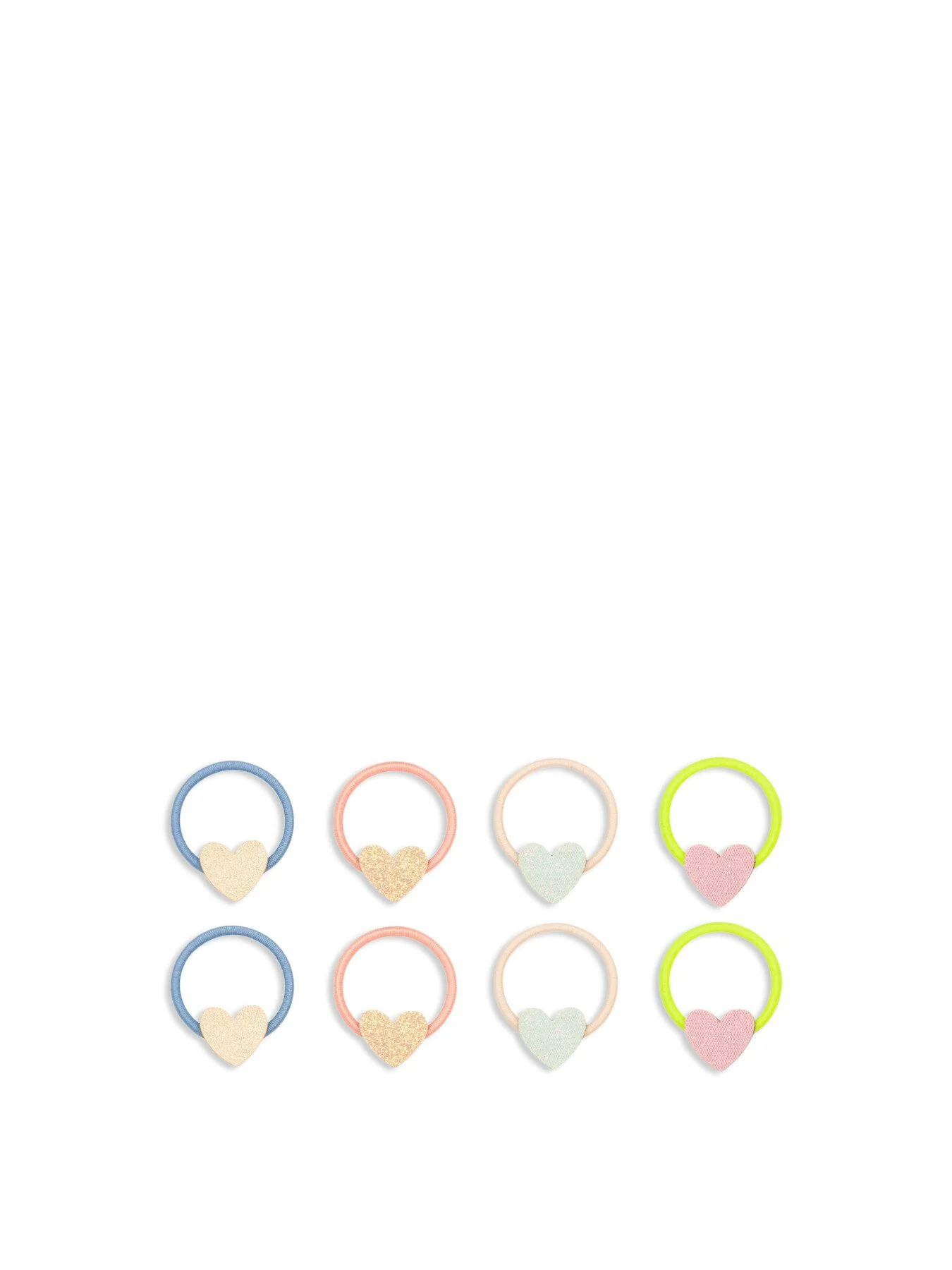 Dreamy Hearts Hair Ponies Bright