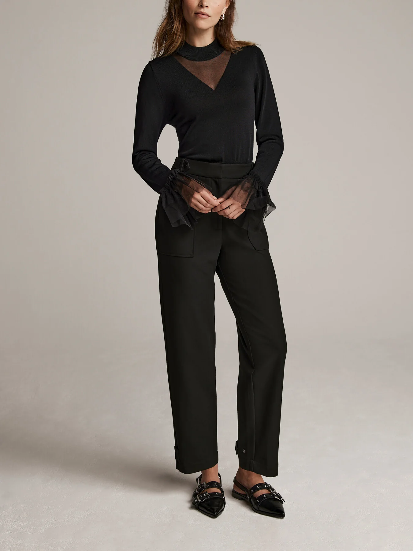 Straight Tailored Trousers - Image 2