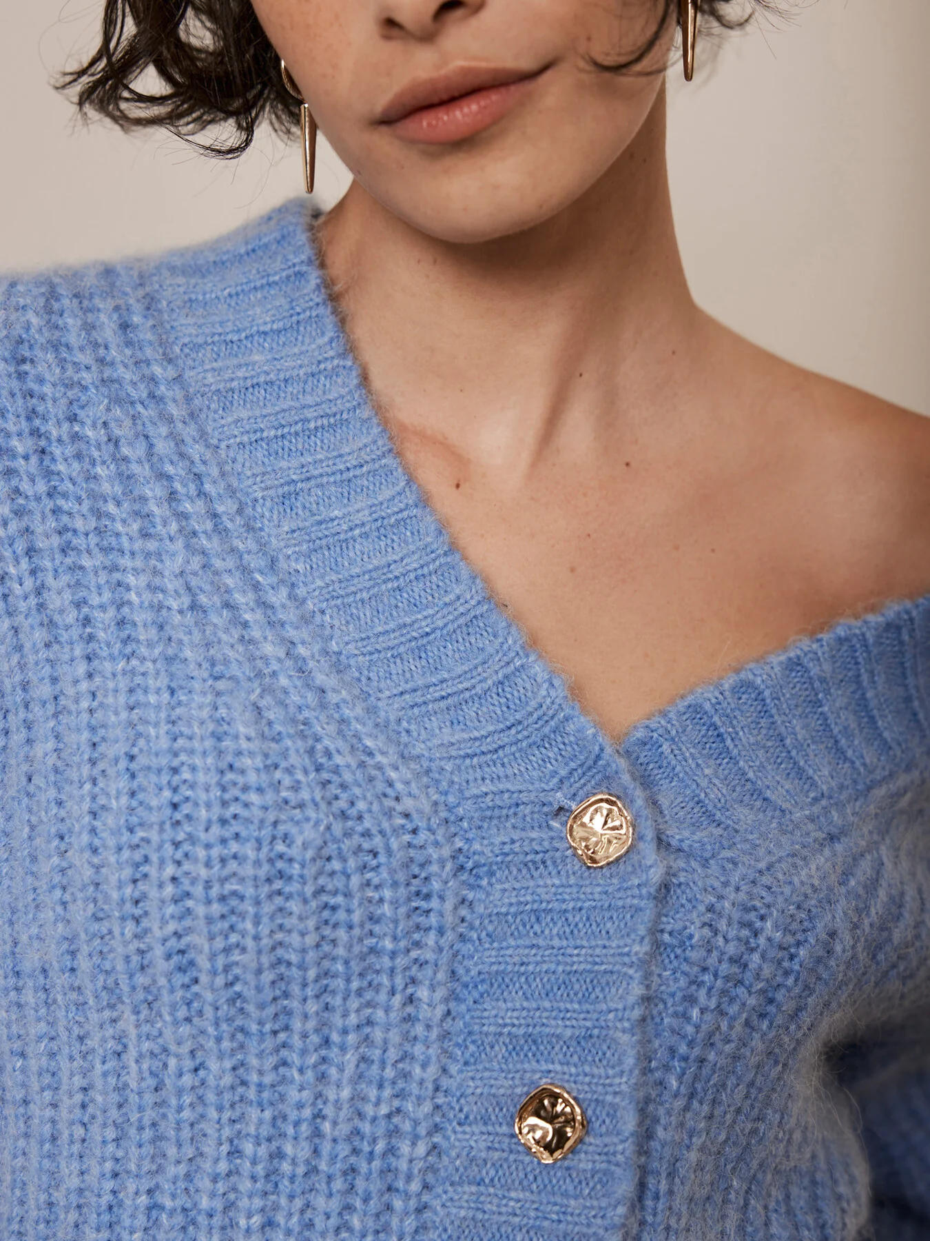 Wool Blend Cardigan - Image 4