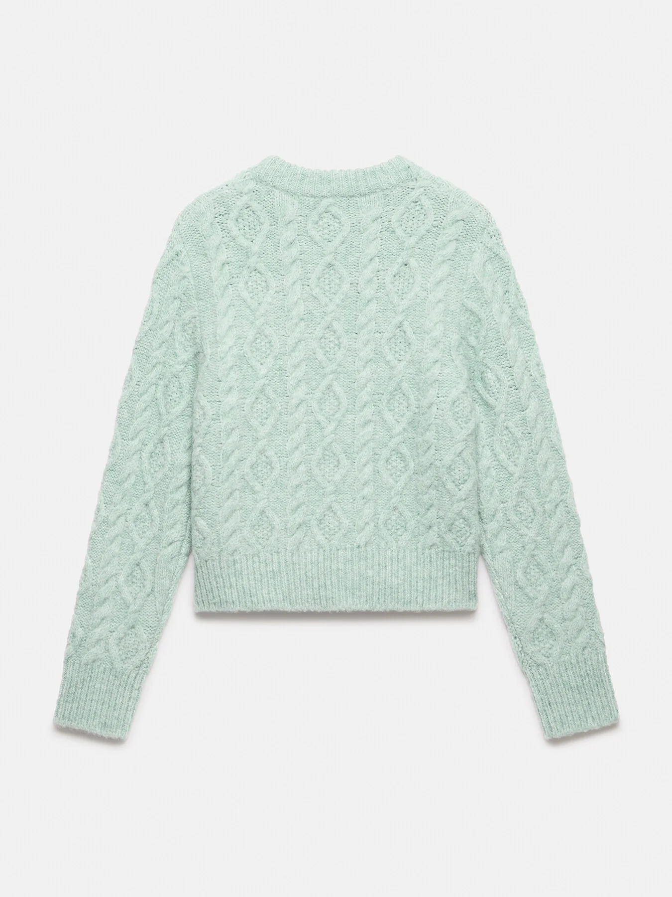 Green Cable Knit Jumper - Image 5
