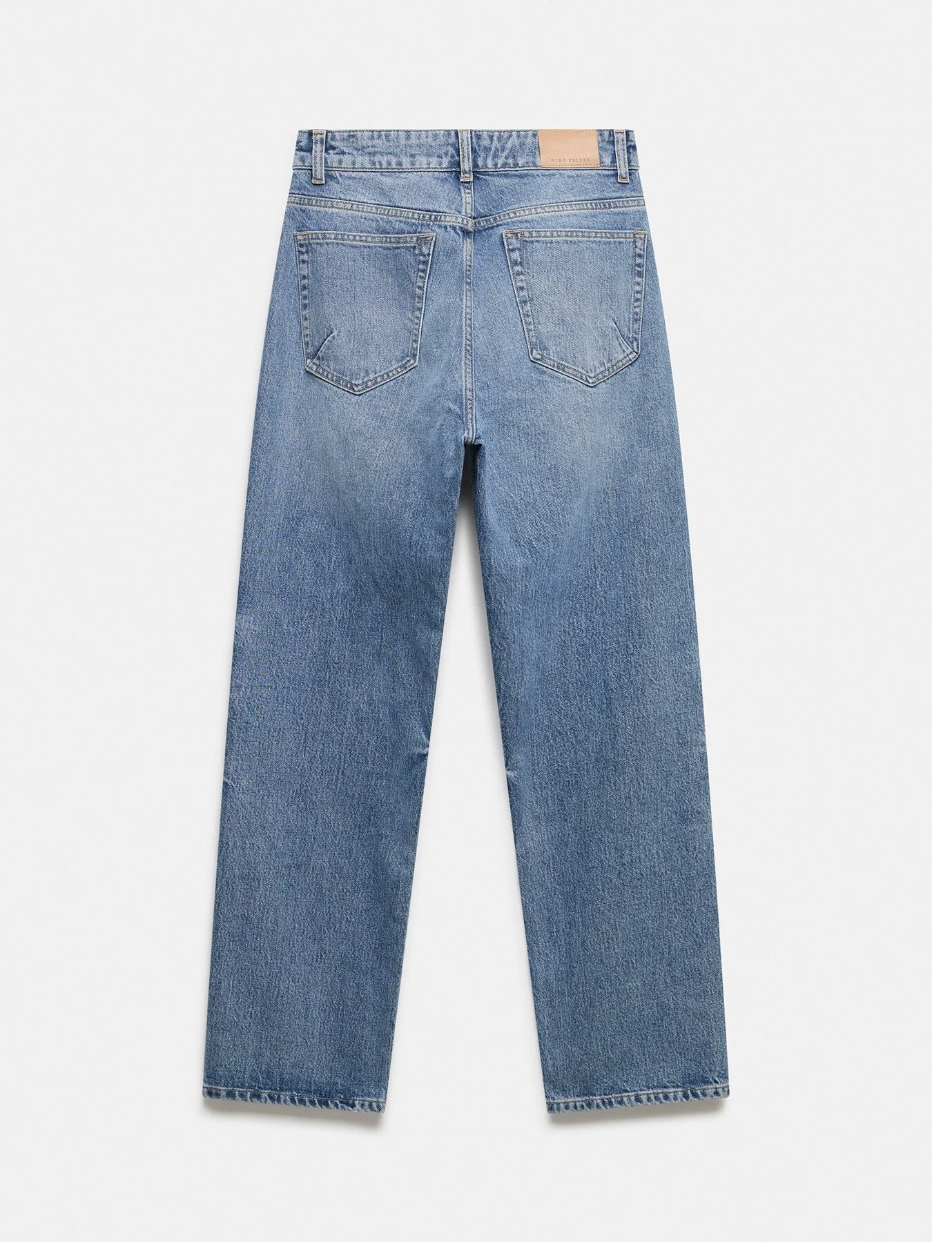 Mid Indigo Straight Jeans - Image 5