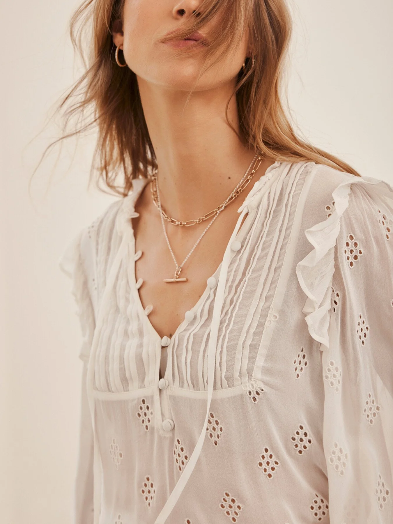 Broderie Anglaise Blouse - Image 2
