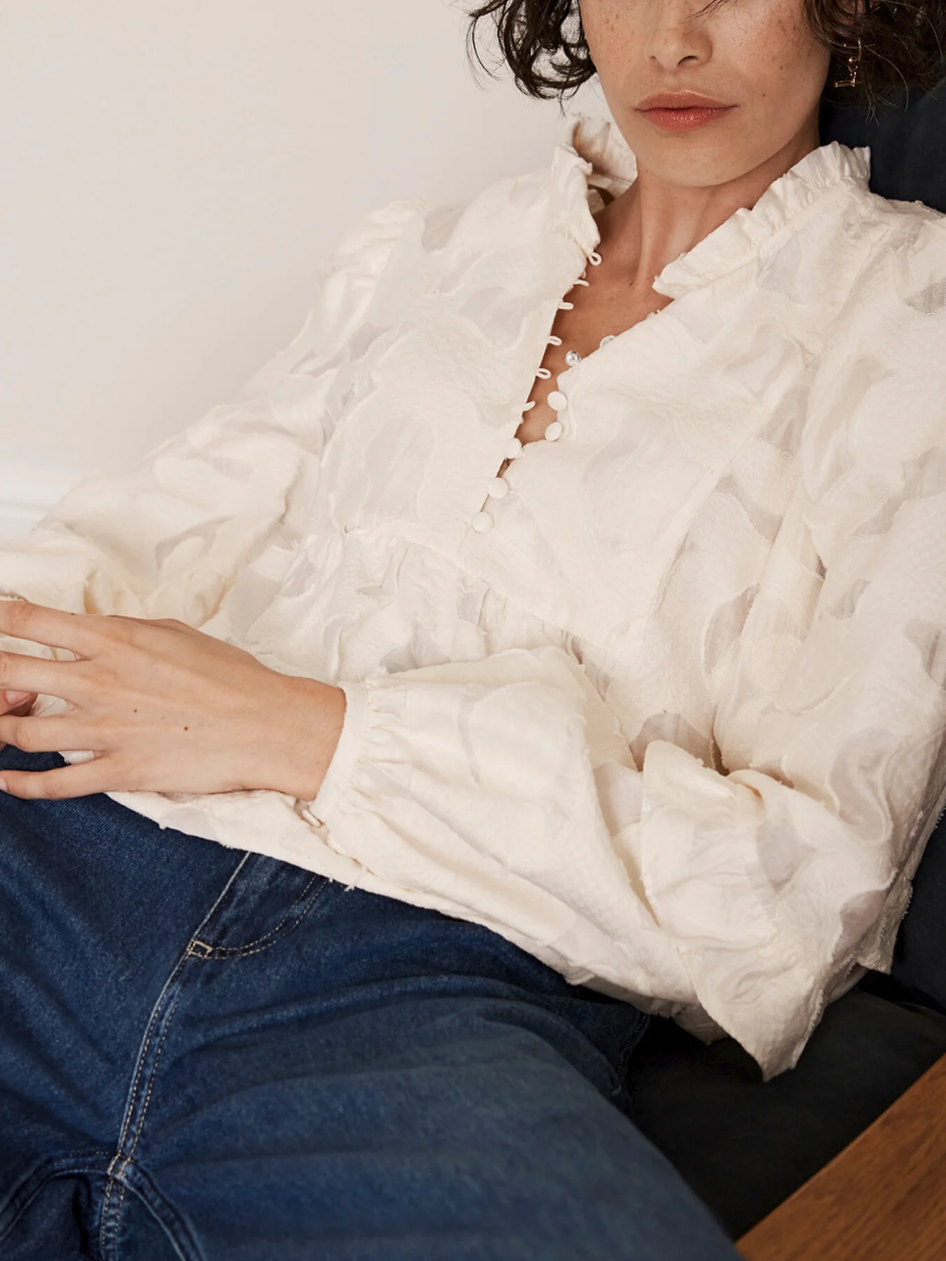 Jacquard Blouse - Image 2