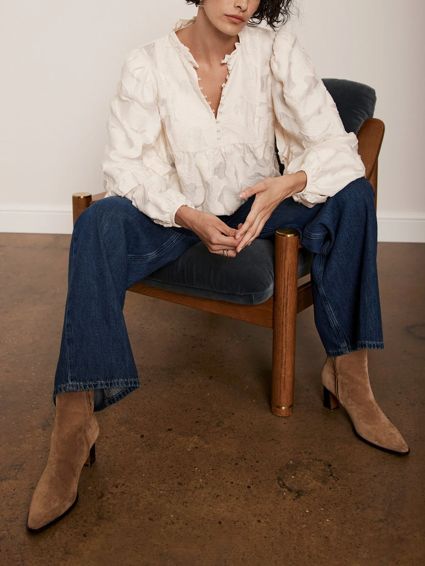 Jacquard Blouse - Image 3