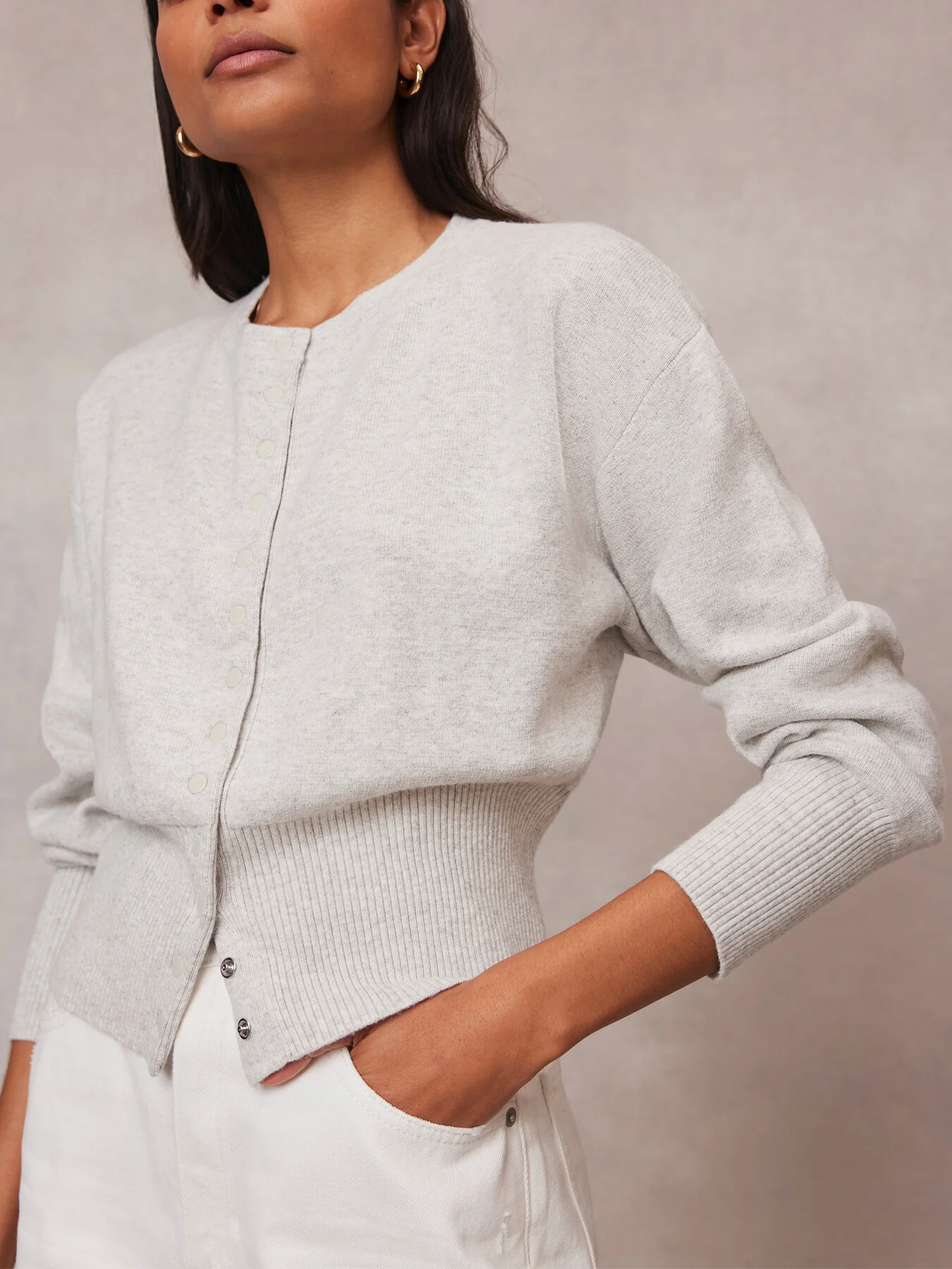 Cotton Blend Cardigan - Image 2